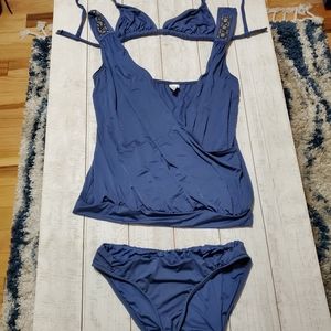 3-Piece Bejeweled Bikini